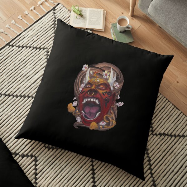 Battle Of Balance Floor Pillow