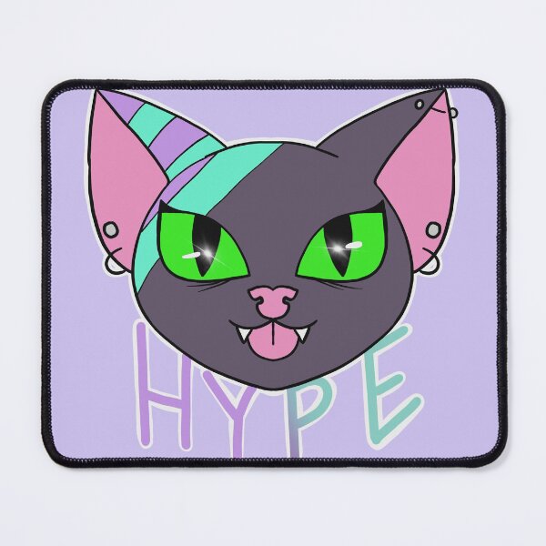 Item preview, ZCP Hype Cat, Zombie Cheshire Productions Emote designed and sold by ZombieCheshire.