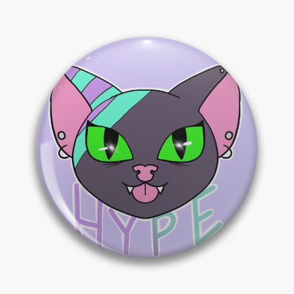 Item preview, ZCP Hype Cat, Zombie Cheshire Productions Emote designed and sold by ZombieCheshire.
