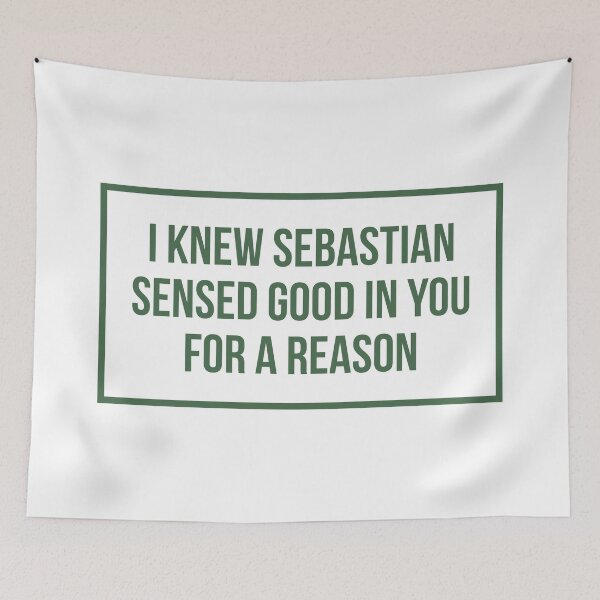 Item preview, I Knew Sebastian Sensed Good In You For a Reason (Green) designed and sold by FilipeFerreira.