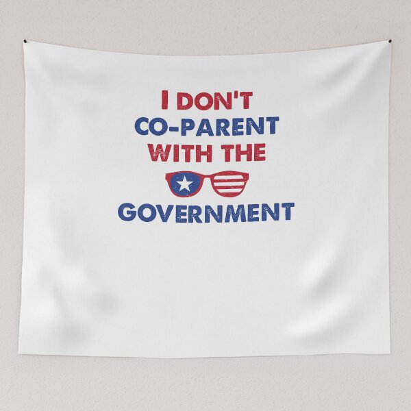 Item preview, Cheetah I Don't Co-Parent With The Government / Funny Parenting Libertarian Mom / Co-Parenting Libertarian Saying Gift  designed and sold by Run to Creations.