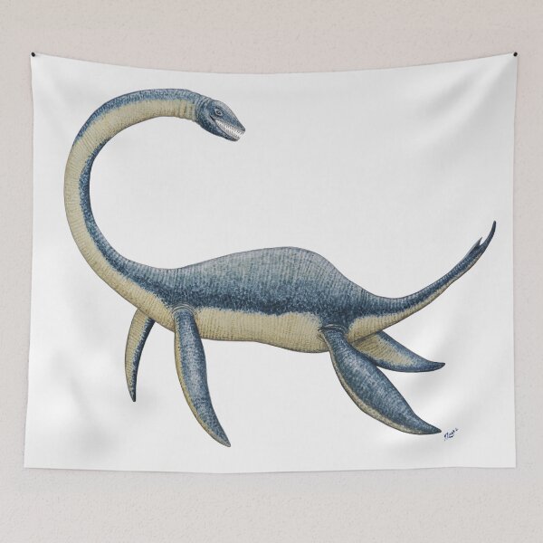 Item preview, Plesiosaurus dinosaur for reptile, paleontology and dinosaur fans designed and sold by chloeyzoard.