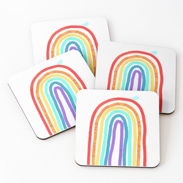 Item preview, Two Little Birds Every Little Thing Rainbow artwork designed and sold by molly mattin.