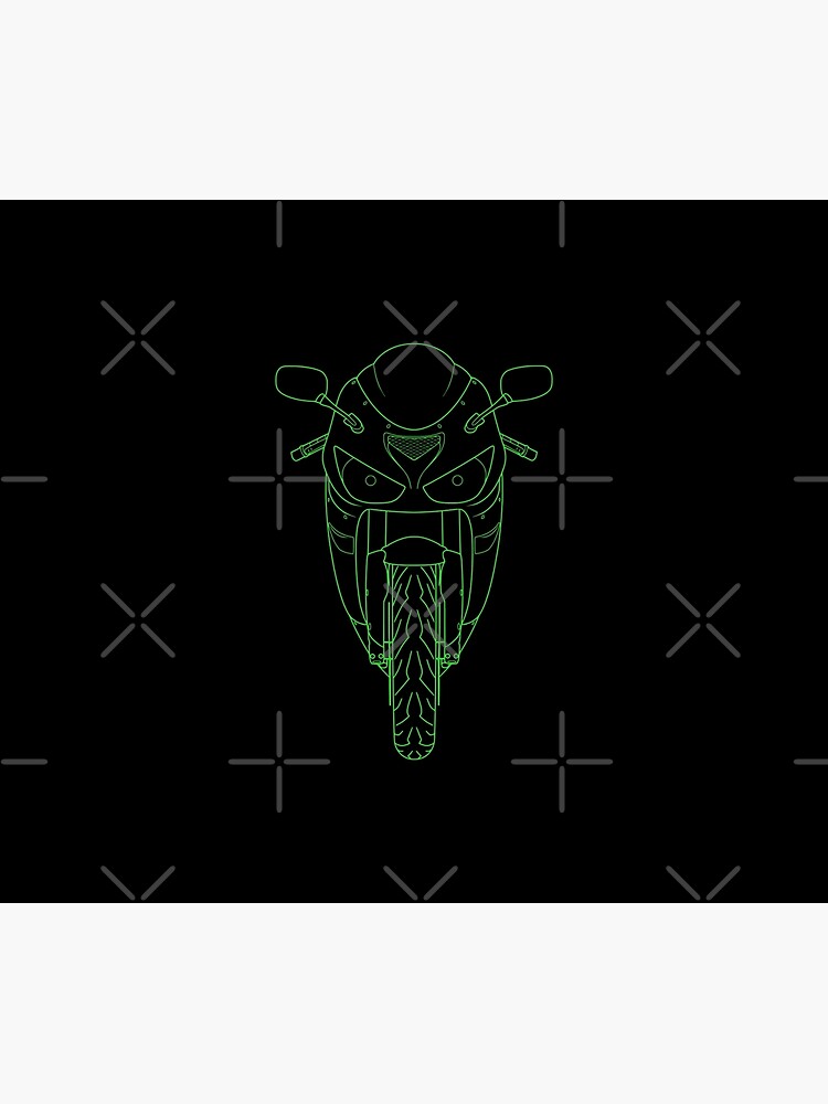Kawasaki ZX6R Ninja front best t-shirt design