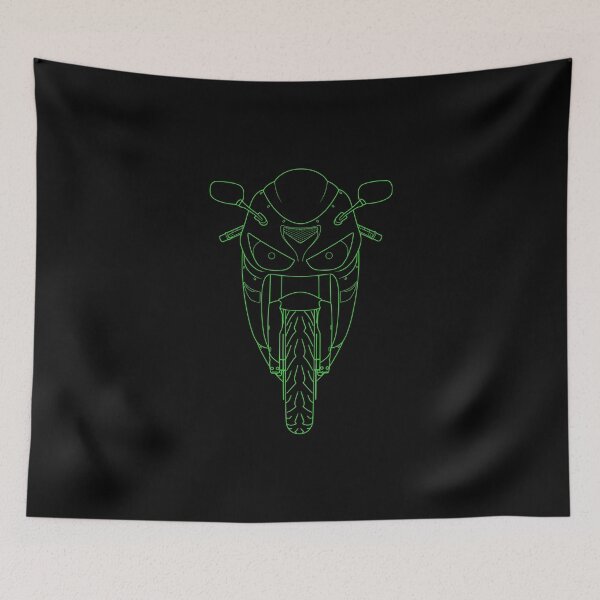 Item preview, Kawasaki ZX6R Ninja front best t-shirt design designed and sold by EdimDesign.