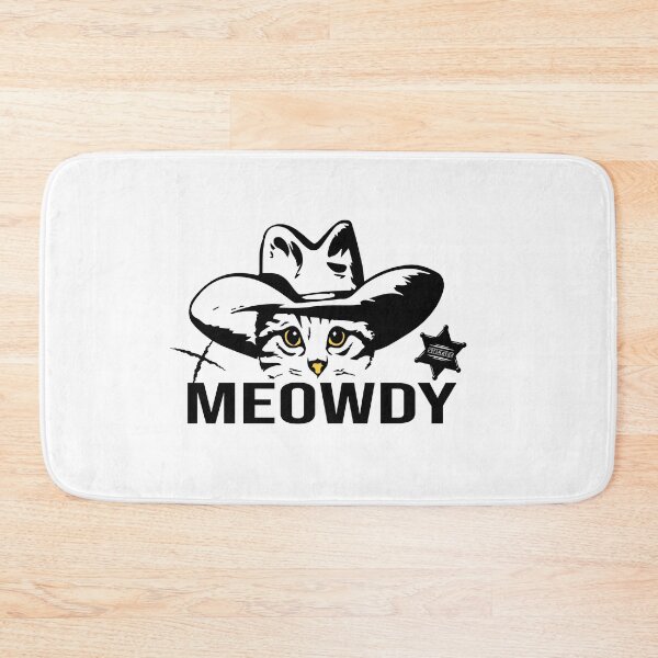 Item preview, Meowdy Funny Mashup Between Meow And Howdy Cat Meme T-Shirt designed and sold by Ojosvalle.