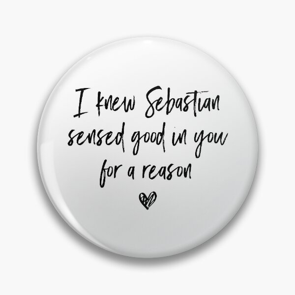 Item preview, I Knew Sebastian Sensed Good In You For a Reason (Black) - Version 2 designed and sold by FilipeFerreira.