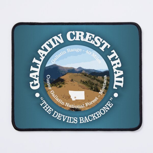 Item preview, Gallatin Crest Trail (rd) designed and sold by curranmorgan.