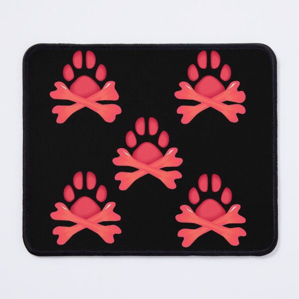 Item preview, Colored Bones and Dog Footprints Stickers 01 designed and sold by blueocan.