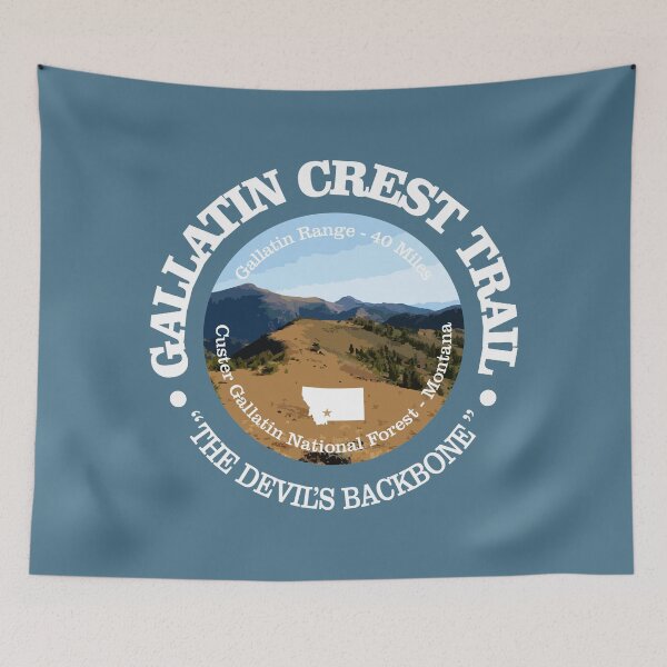 Item preview, Gallatin Crest Trail (rd) designed and sold by curranmorgan.