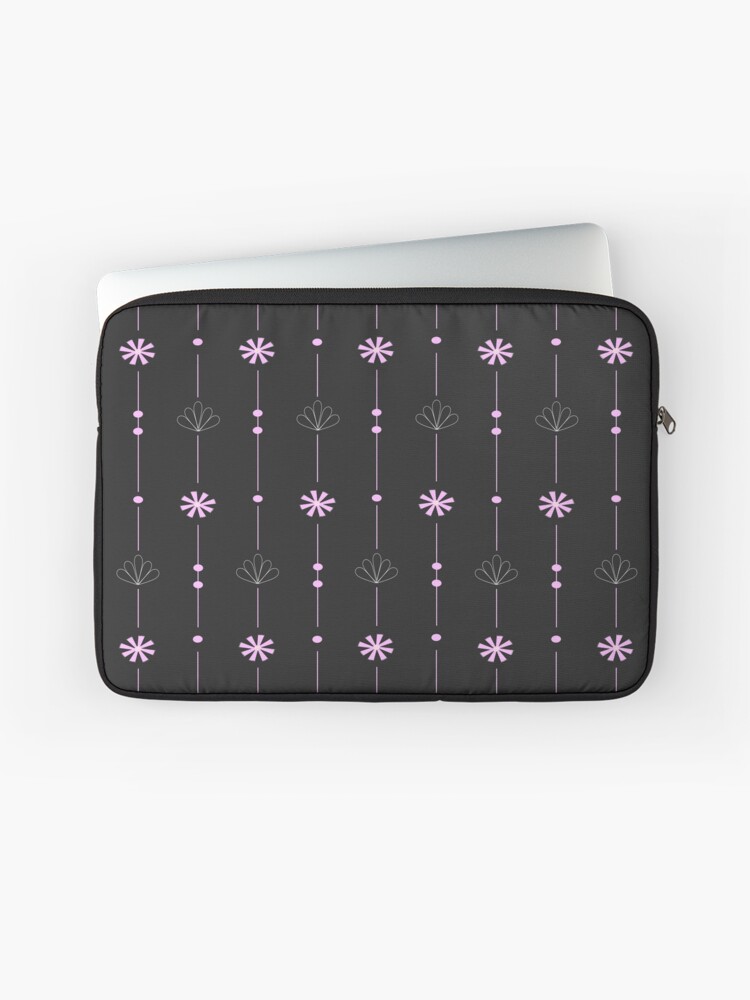 Thumbnail 1 of 2, Laptop Sleeve, Minimalistic Floral Pattern MCM designed and sold by CarlaBaremb.