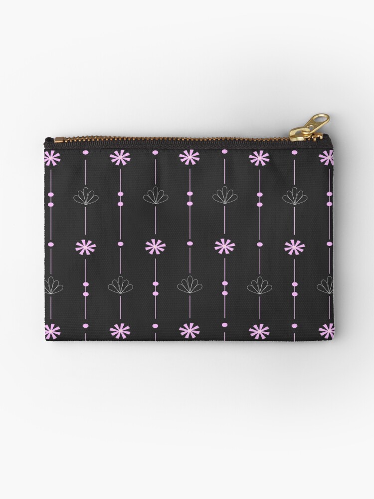 Thumbnail 1 of 4, Zipper Pouch, Minimalistic Floral Pattern MCM designed and sold by CarlaBaremb.