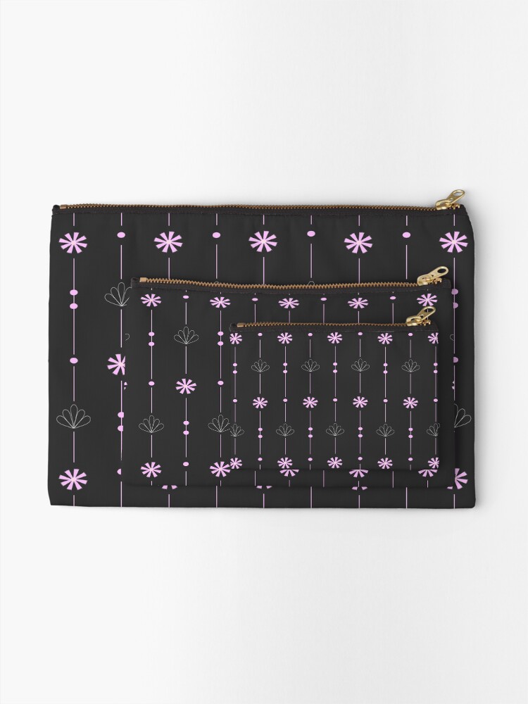 Thumbnail 2 of 4, Zipper Pouch, Minimalistic Floral Pattern MCM designed and sold by CarlaBaremb.