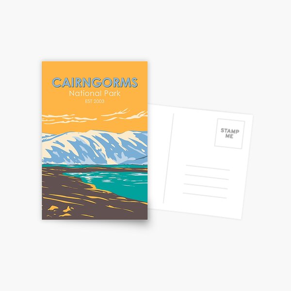 Item preview, Cairngorms National Park Scotland Loch Etchachan Vintage designed and sold by KrisSidDesigns.