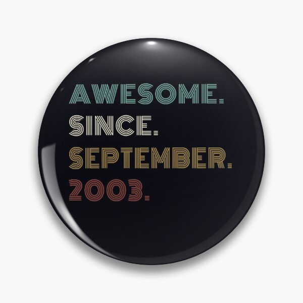 Item preview, Vintage Born in September 2003 Birthday 2003 18 Years Old Gift designed and sold by Zarkish.