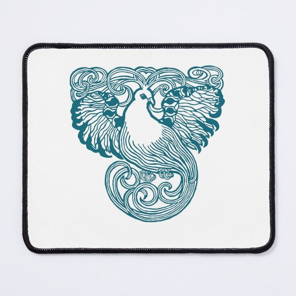 Item preview, Abstract Magic Fantastic Blue Bird - Bluebird of Happiness designed and sold by Vintage-TM.