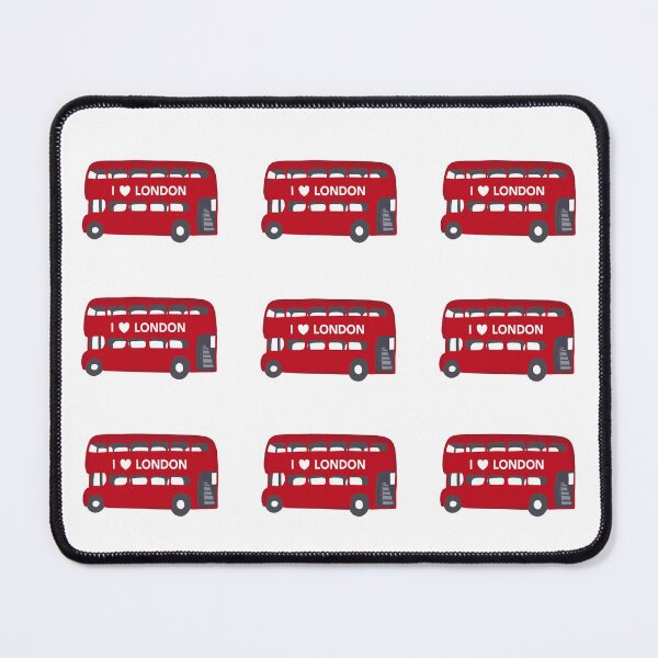 Item preview, London red bus pattern | London | London bus  designed and sold by Lindsay Marie Patterns.
