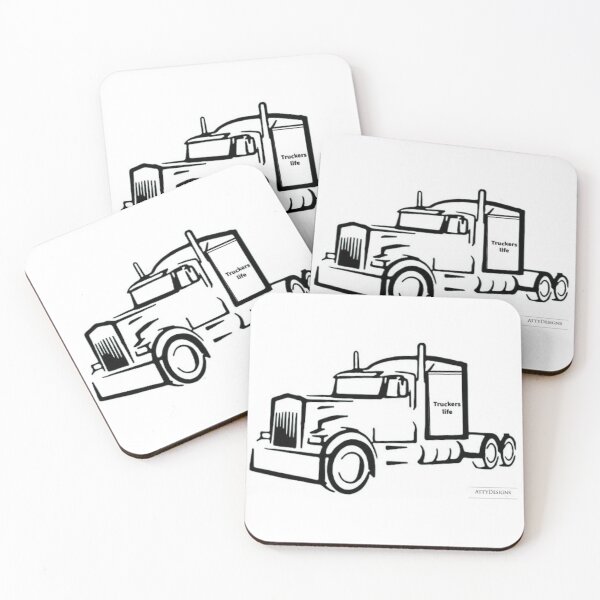 Aperçu de l'œuvre Image de la vie des camionneurs créée et vendue par Attydesigns.