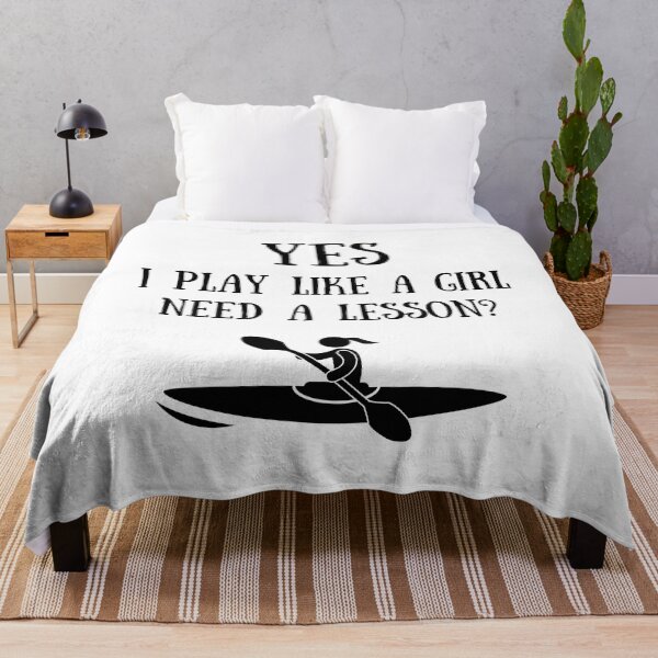 Item preview, Kayaking: Yes I play like a girl, Need a lesson? designed and sold by TheGreenGoat.