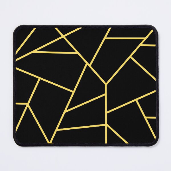 Item preview, black yellow geometric _ Home decor designed and sold by Seatzy.
