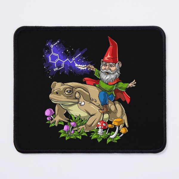 Item preview, Gnome Riding Bufo Alvarius Toad designed and sold by underheaven.