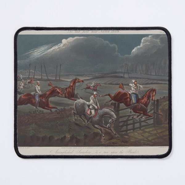 Item preview, 1839 Antique Steeplechase Jump Horse Racing Engraving Plate III by Henry Thomas Alken designed and sold by Vintage-TM.