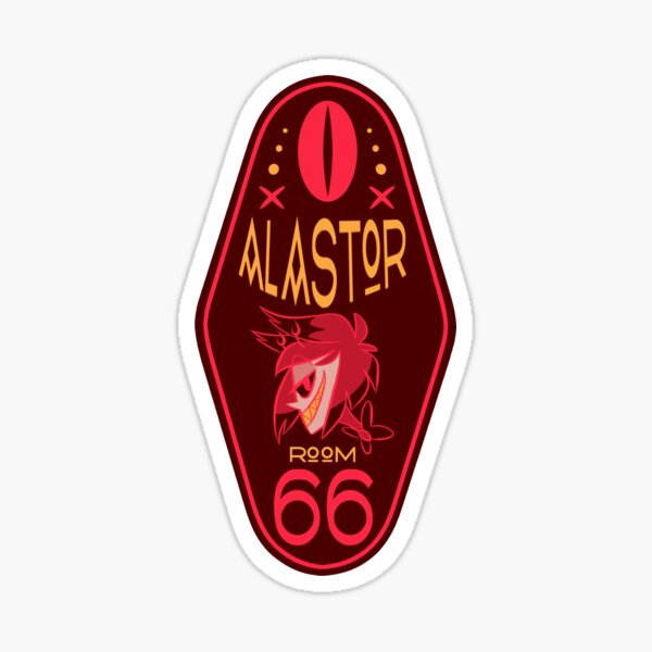 Hazbin Hotel - Alastor-Zimmer Sticker