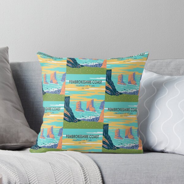 Item preview, Pembrokeshire Coast National Park Wales Vintage designed and sold by KrisSidDesigns.