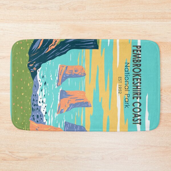 Item preview, Pembrokeshire Coast National Park Wales Vintage designed and sold by KrisSidDesigns.