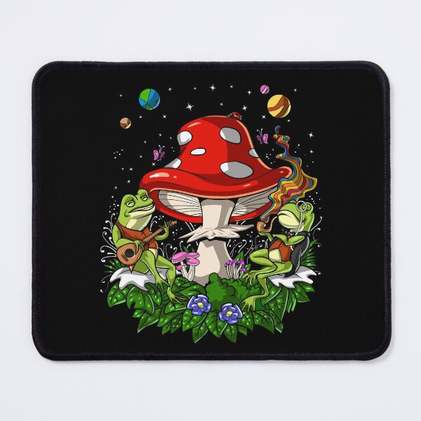 Item preview, Psychedelic Mushroom Frogs designed and sold by underheaven.