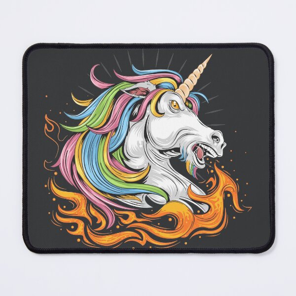 Item preview, Angry Unicorn With Fire Flames designed and sold by EpicArtz.