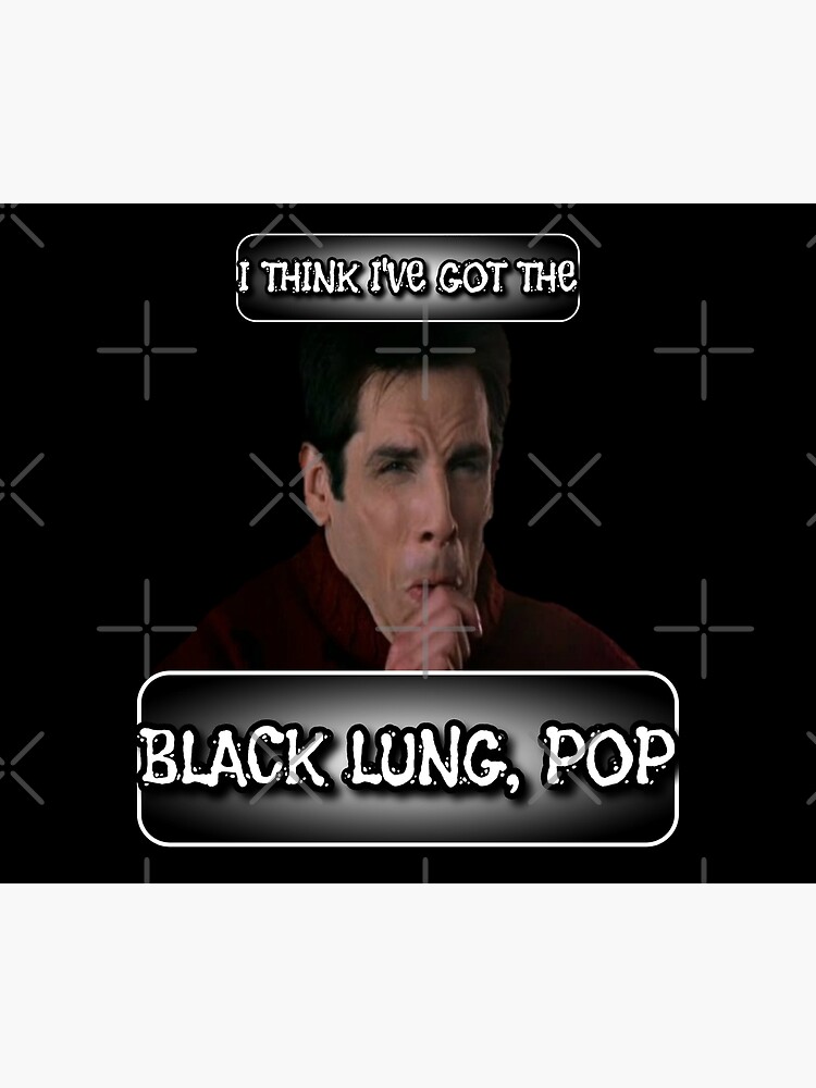 I Got The Black Lung Pop Gif "TV Design - I Think I've Got The Black Lung, Pop" Poster by Swillytee