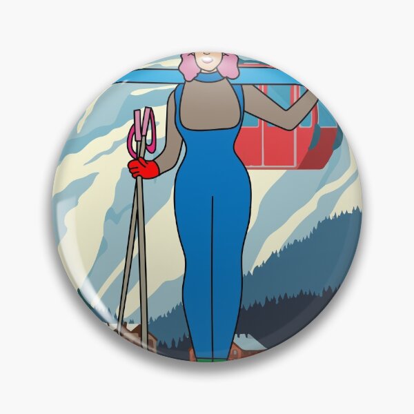 Item preview, Skier Snow Mountains Extreme Sport designed and sold by flofin.