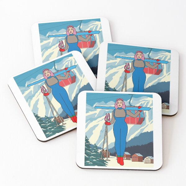 Item preview, Skier Snow Mountains Extreme Sport designed and sold by flofin.