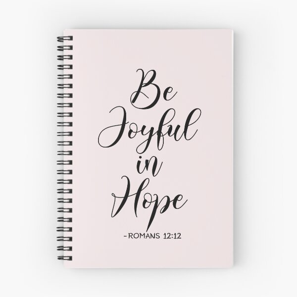Item preview, Be Joyful In Hope - Romans 12:12 Calligraphy designed and sold by amazingjoy.