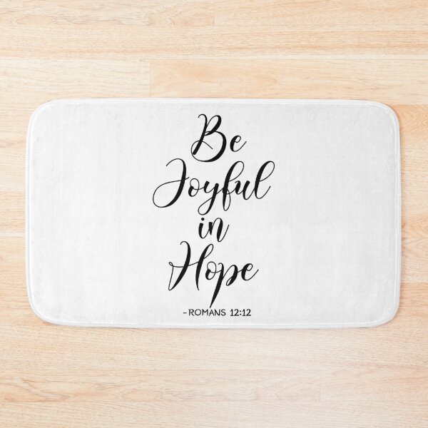 Item preview, Be Joyful In Hope - Romans 12:12 Calligraphy designed and sold by amazingjoy.