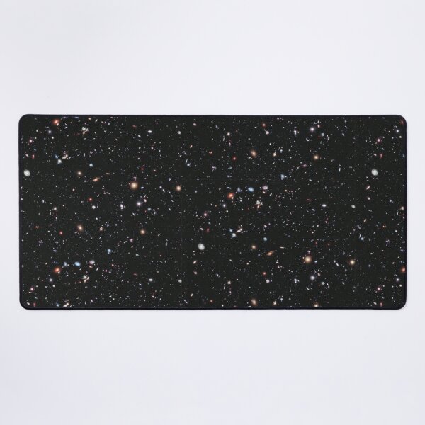 THE COSMOS. HUBBLE. Nasa, Extreme Deep Field image, space, constellation, Fornax. Desk Mat
