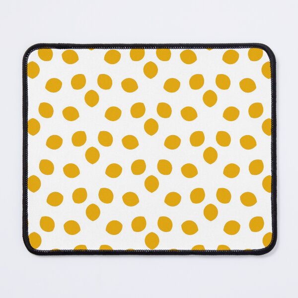 Item preview, Golden Yellow and White Shape Ornamental Pattern 2022 Trending Color - Colour - Hue - Shade Pantone Daylily 15-0956 designed and sold by ColorOfTheYears.