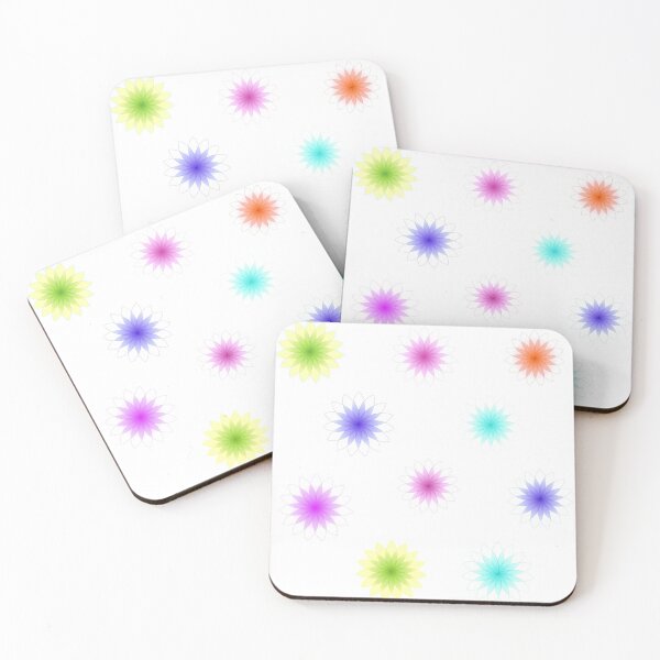 Item preview, Symmetrical Geometric Flowers Pack designed and sold by shirabee.