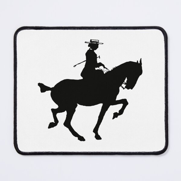 Item preview, Vintage Elegant Woman Horse Rider Silhouette Shape designed and sold by Vintage-TM.