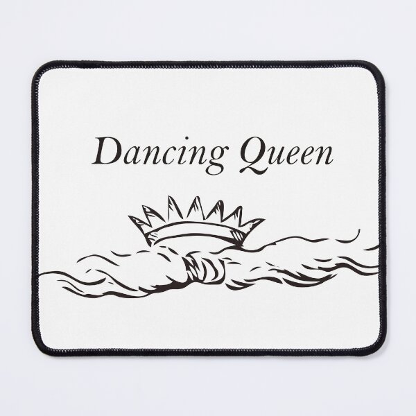 Item preview, Dancing Queen Design with Antique Black and White Crown Image designed and sold by Vintage-TM.