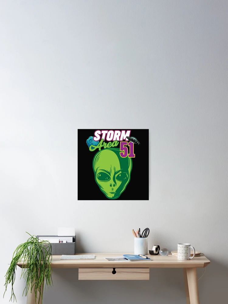 Thumbnail 2 of 3, Poster, AREA 51 designed and sold by RIGHTCHUS.