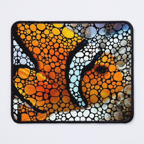 Item preview, Stone Rock'd Clown Fish by Sharon Cummings designed and sold by Sharon Cummings Art.