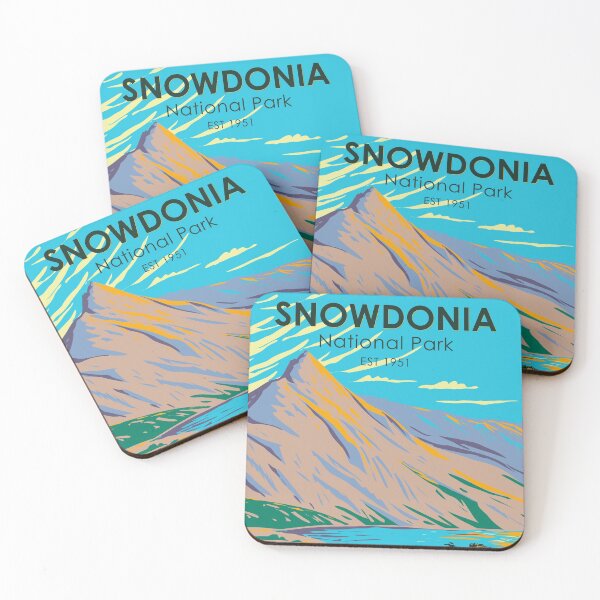 Item preview, Snowdonia National Park Wales Lake Glaslyn Vintage designed and sold by KrisSidDesigns.