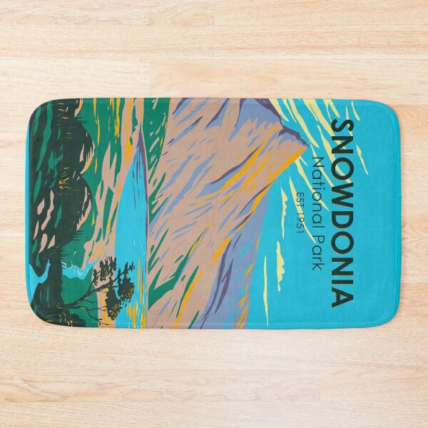 Item preview, Snowdonia National Park Wales Lake Glaslyn Vintage designed and sold by KrisSidDesigns.