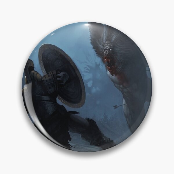 Item preview, Warrior fighting a mutant gorilla designed and sold by NiceArtsPlace.