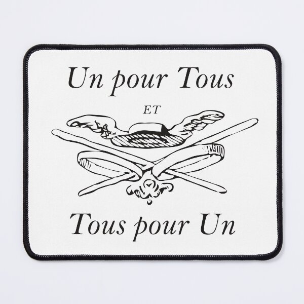 Item preview, Un pour Tous et Tous pour un - All for One and One for All - The Three Musketeers designed and sold by Vintage-TM.