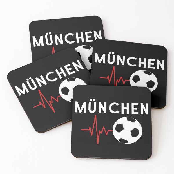 Artikelvorschau, München Fußballliebe mit Herzschlag EKG entworfen und verkauft von HappyPeeps.