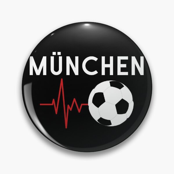 Artikelvorschau, München Fußballliebe mit Herzschlag EKG entworfen und verkauft von HappyPeeps.