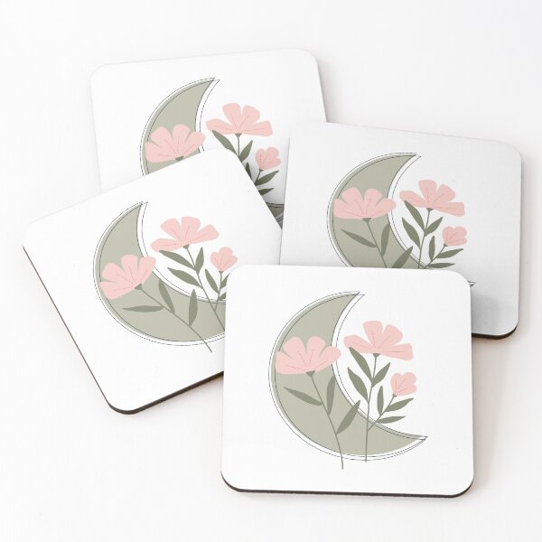 Item preview, Floral Moon  designed and sold by Richa Hariani.